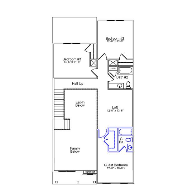 2D floor plan layout of this home in Bally Castle, Murrells Inlet, SC (Image 4). 2D floor plan layout of this home in Bally Castle, Murrells Inlet, SC (Image 4).