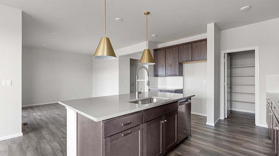 Furnished interior view inside a new home in The Legacy Collection at Talon Pointe, Thornton (Image 3).