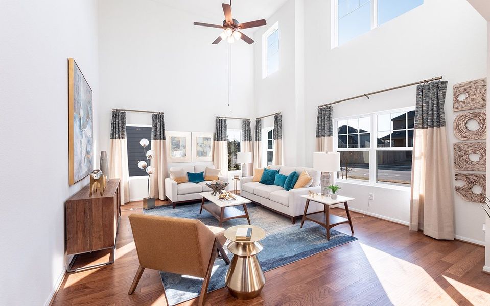 Furnished interior view inside a new home in Brooklands, Hutto (Image 5).