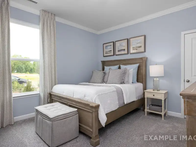 Furnished interior view inside a new home in Addison West, Holly Springs (Image 26).