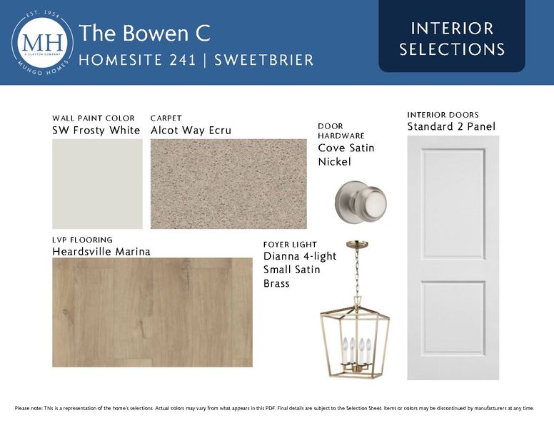 Sample of building materials used in homes in Sweetbrier, Durham (Image 5).