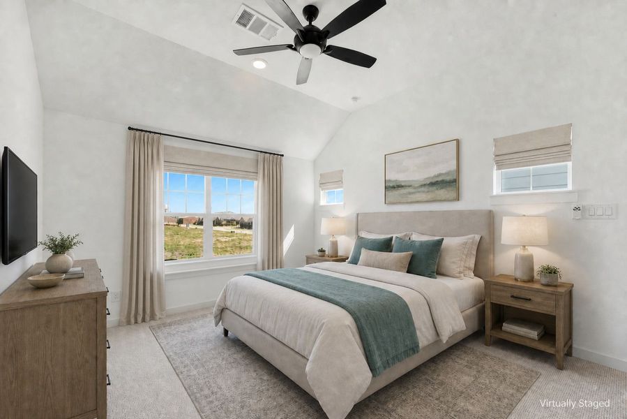 Furnished interior view inside a new home in Woodbridge Townhomes, Wylie (Image 16).