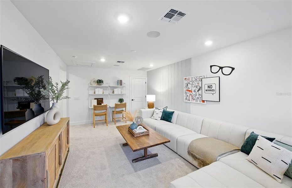 Furnished interior view inside a new home in Seminole Palms, Palm Coast (Image 10).