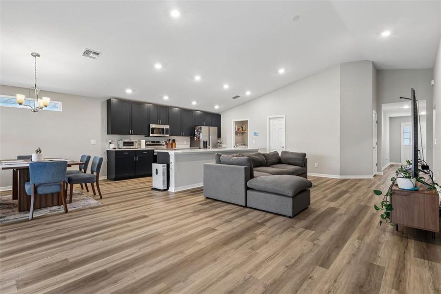 Furnished interior view inside a new home in The Crossings - Single-Family Homes, St. Cloud (Image 9).