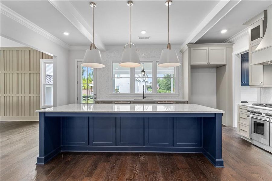 Furnished interior view inside a new home in Crossroads, Alpharetta (Image 9).