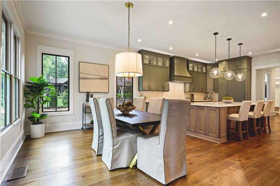 Furnished interior view inside a new home in The Reserve At Governors Towne Club, Acworth (Image 48).