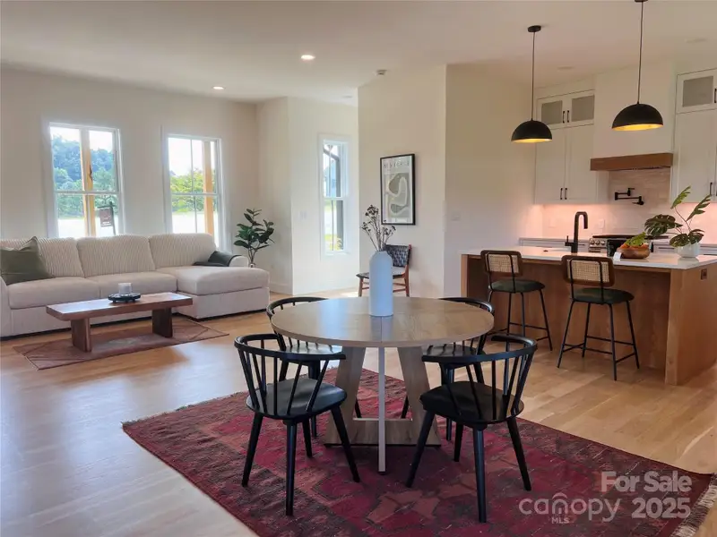 Furnished interior view inside a new home in , Asheville (Image 3). Furnished interior view inside a new home in , Asheville (Image 3).