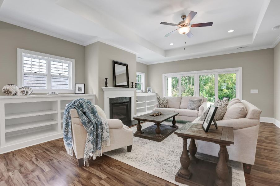 Representative furnished interior of a home built from the Banks by Bill Clark Homes in The Sanctuary at Sunset Beach, Sunset Beach (Image 10). Representative furnished interior of a home built from the Banks by Bill Clark Homes in The Sanctuary at Sunset Beach, Sunset Beach (Image 10).