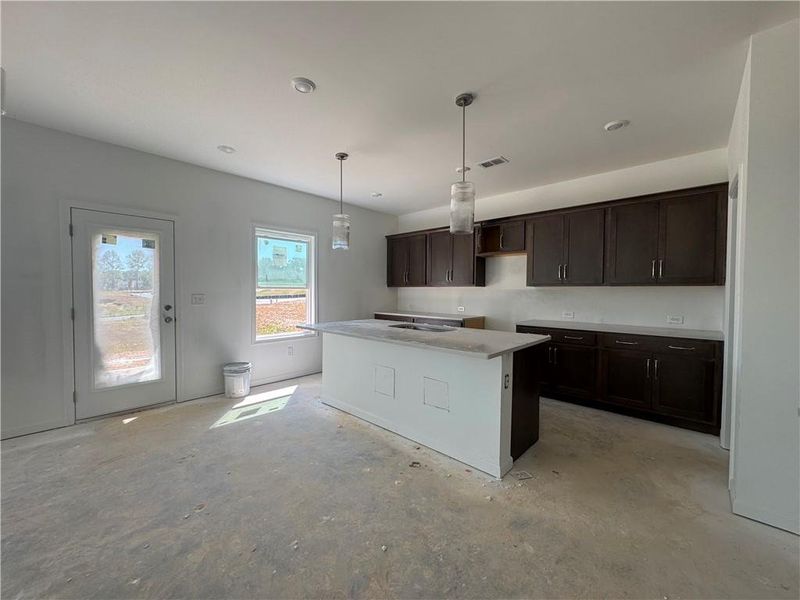 In-progress construction of a new home in Eastlyn Crossing, Flowery Branch, GA (Image 11).