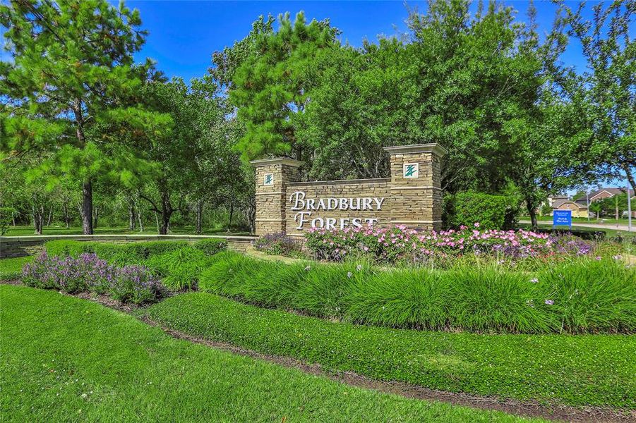 The Bradbury Forest neighborhood is located between Houston and The Woodlands in Spring, Texas, just east of I-45. Students living in Bradbury Forest are zoned for the highly acclaimed Spring Independent School District.