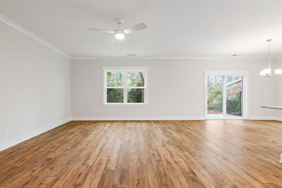 Spacious, unfurnished interior of a new home in , Charleston (Image 17). Spacious, unfurnished interior of a new home in , Charleston (Image 17).