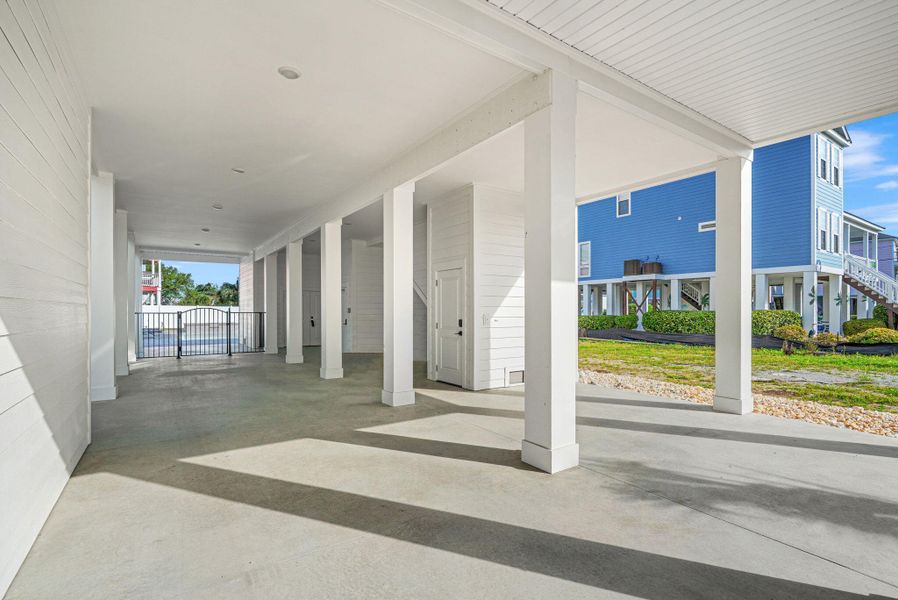 Exterior details and patio area of a home in , Murrells Inlet (Image 30).