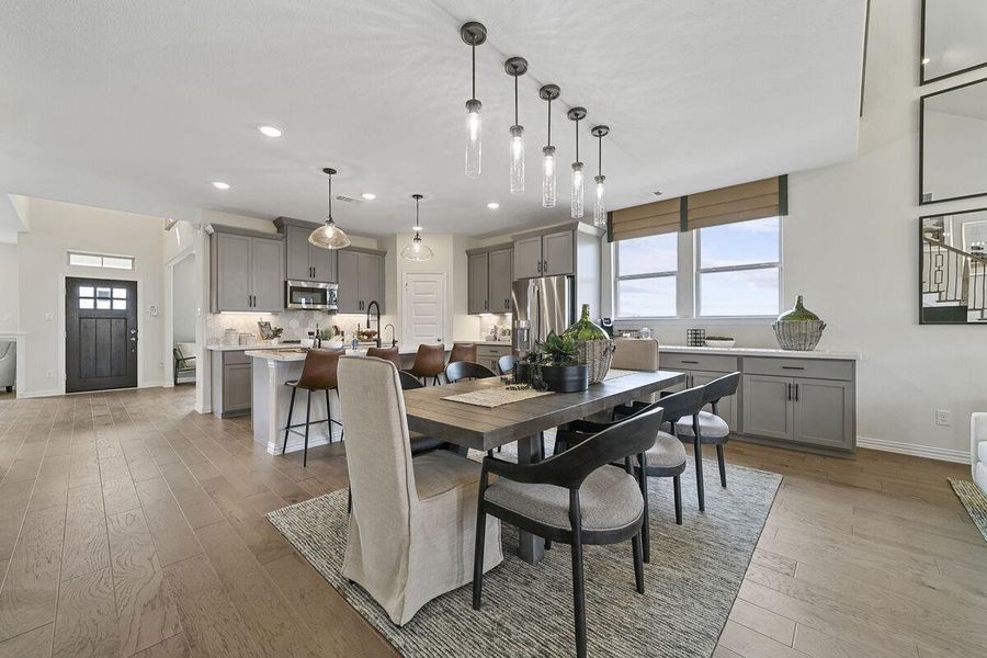 Furnished interior view inside a new home in Sorella, Tomball (Image 7).