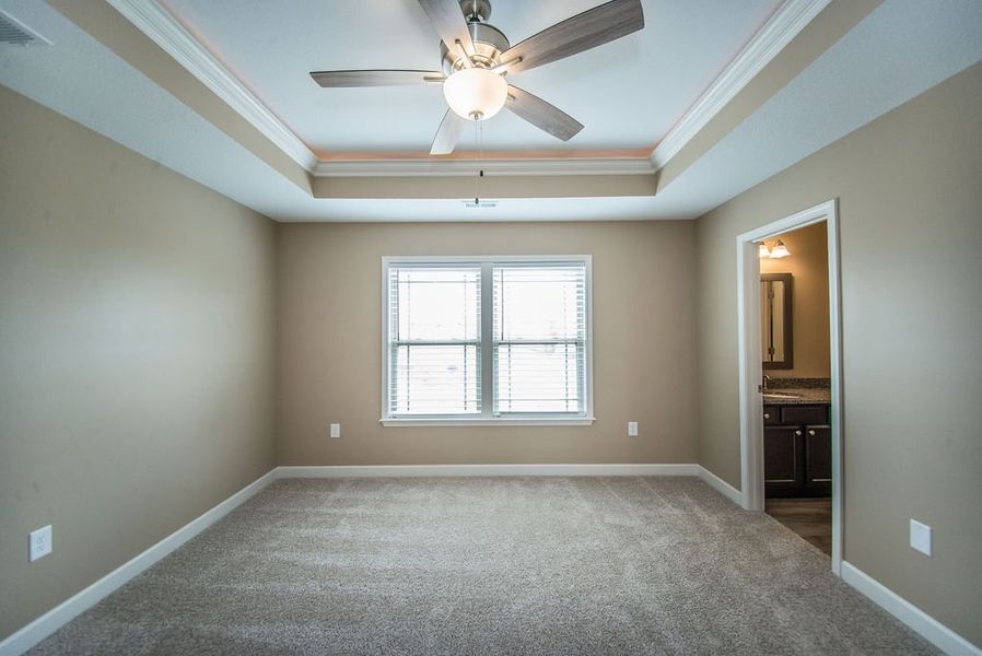 Representative unfurnished interior of a home built from the Reynolds by Enchanted Homes in Arcadia Village, Spartanburg (Image 48).