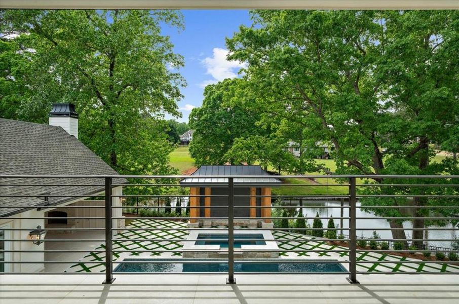 Exterior details and patio area of a home in , Canton (Image 3).