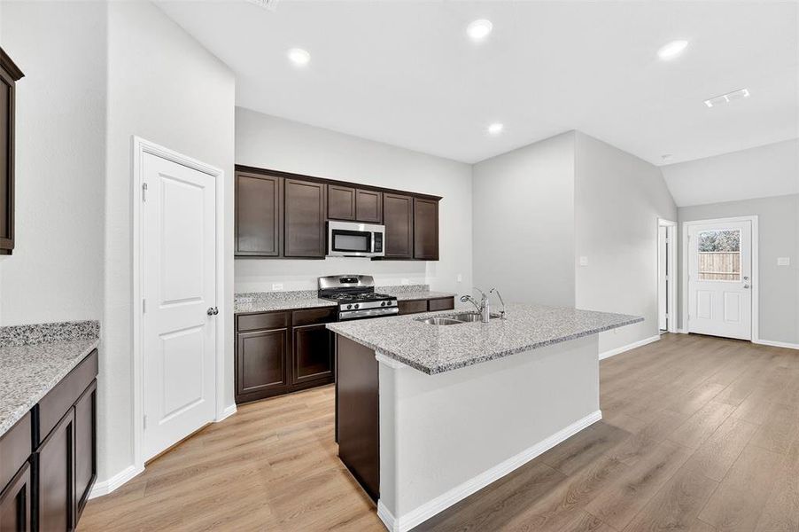Furnished interior view inside a new home in Kings Way, Denton (Image 14).