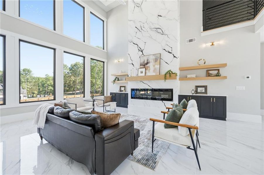 Furnished interior view inside a new home in , Dacula (Image 5).