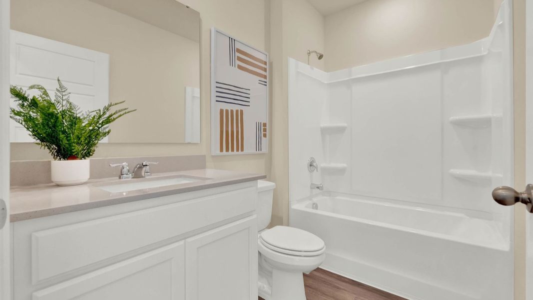 Furnished interior in a model home at Sagewood in Apopka (Image 18). Furnished interior in a model home at Sagewood in Apopka (Image 18).