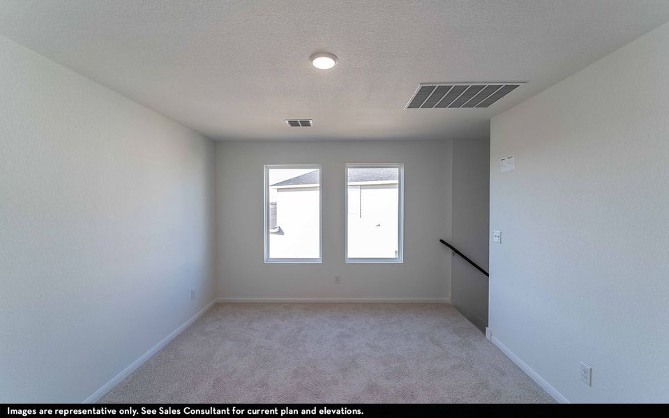 Spacious, unfurnished interior of a new home in The Canopies, Splendora (Image 26).