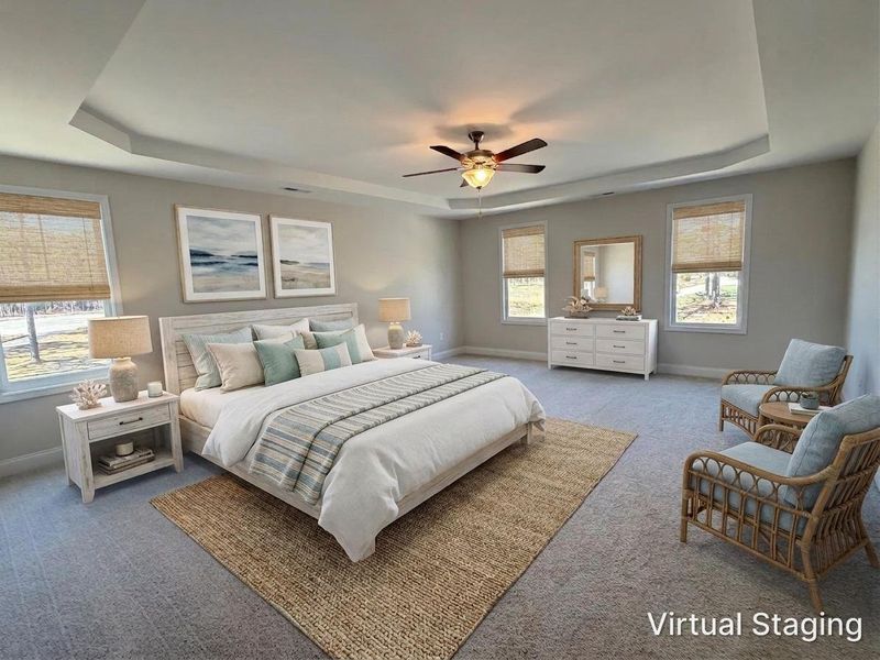 Furnished interior view inside a new home in Brierwood, Shallotte (Image 8).
