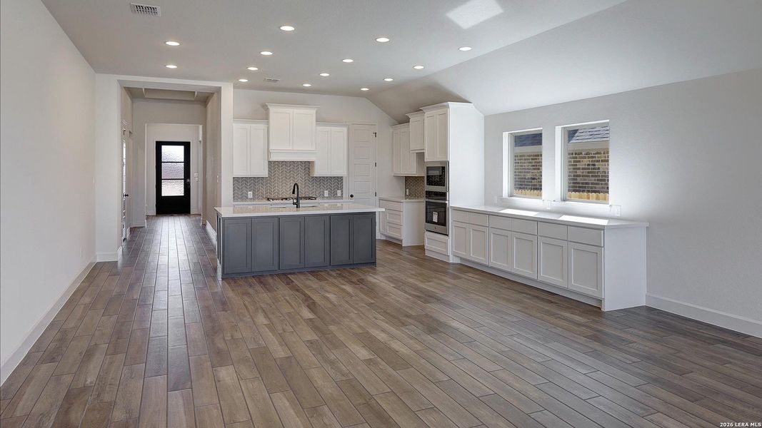 Furnished interior view inside a new home in Arcadia Ridge, San Antonio (Image 9). Furnished interior view inside a new home in Arcadia Ridge, San Antonio (Image 9).