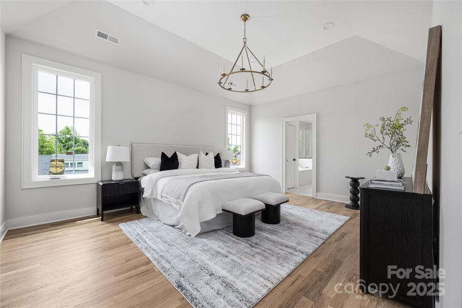 Furnished interior view inside a new home in , Charlotte (Image 16).