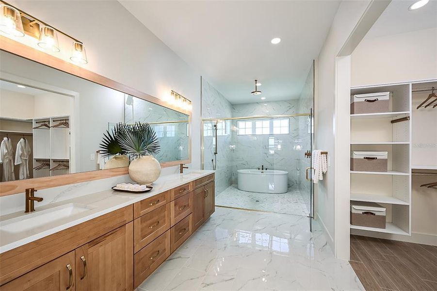 Furnished interior view inside a new home in Palmera at Wellen Park, Venice (Image 7).