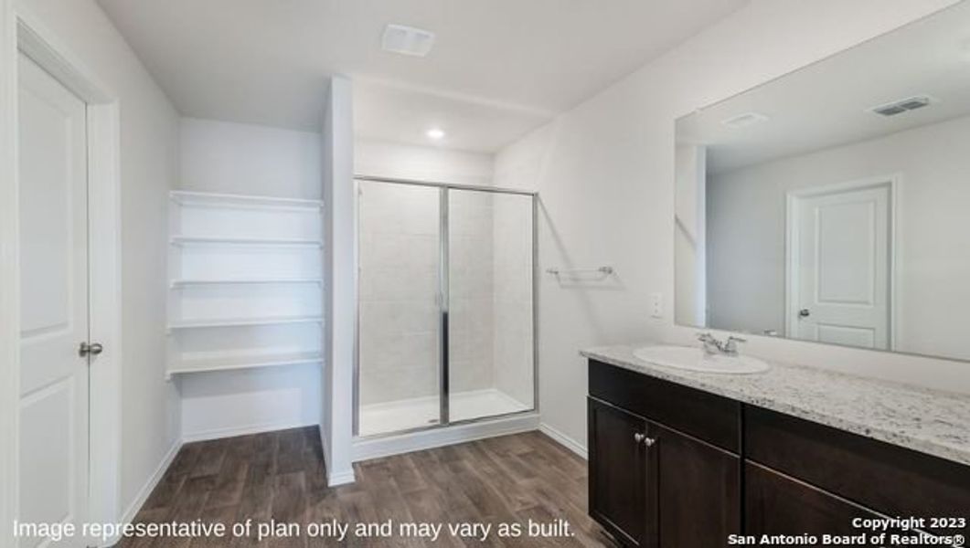 Furnished interior view inside a new home in Redbird Ranch, San Antonio (Image 5). Furnished interior view inside a new home in Redbird Ranch, San Antonio (Image 5).