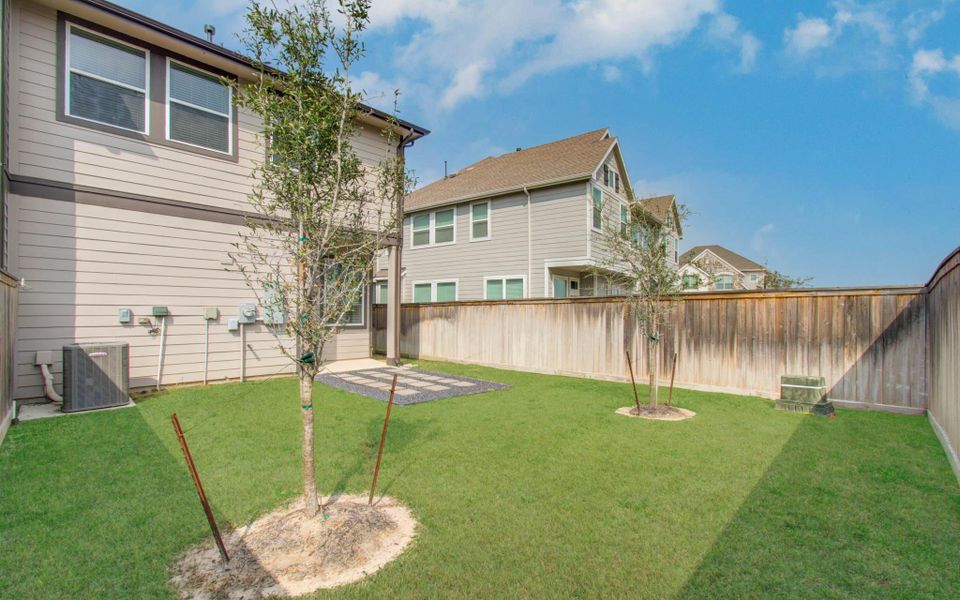 Exterior details and patio area of a home in , Cypress (Image 27).