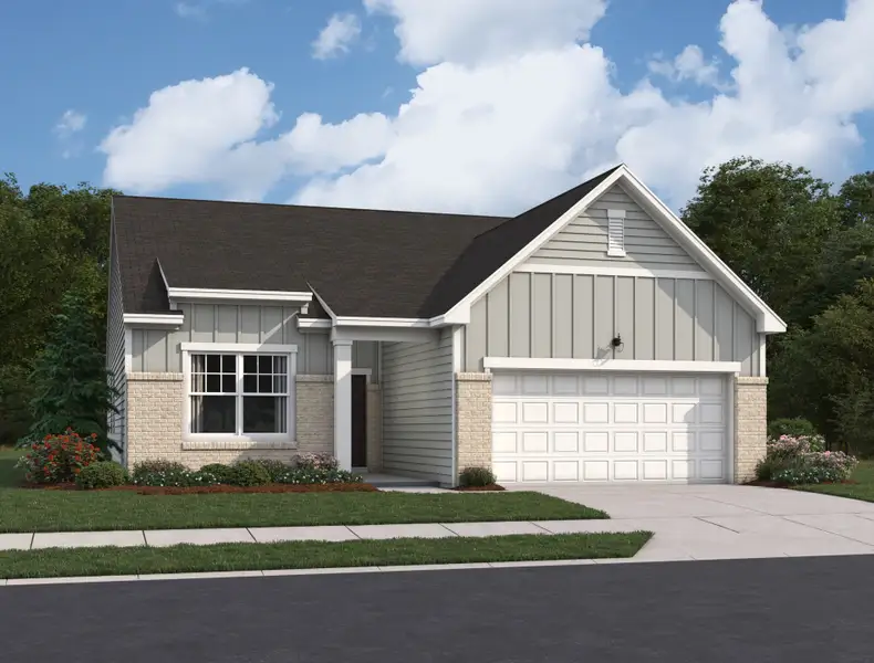 Representative exterior photo of a completed home built from the Firefly by Starlight Homes in Mt. Tabor Ridge, Dallas, GA (Image 1).
