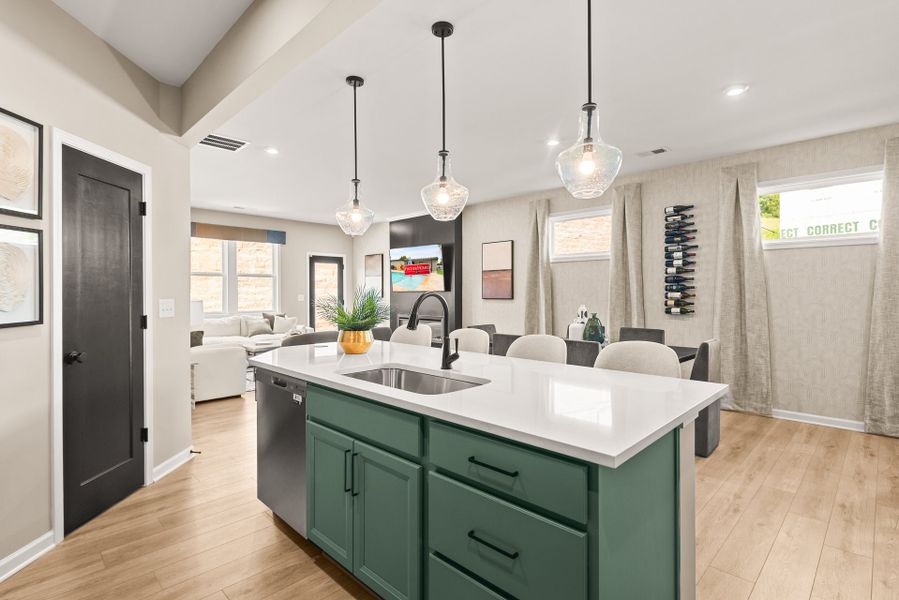 Furnished interior view inside a new home in Villas at Gold Creek, Dawsonville (Image 7).