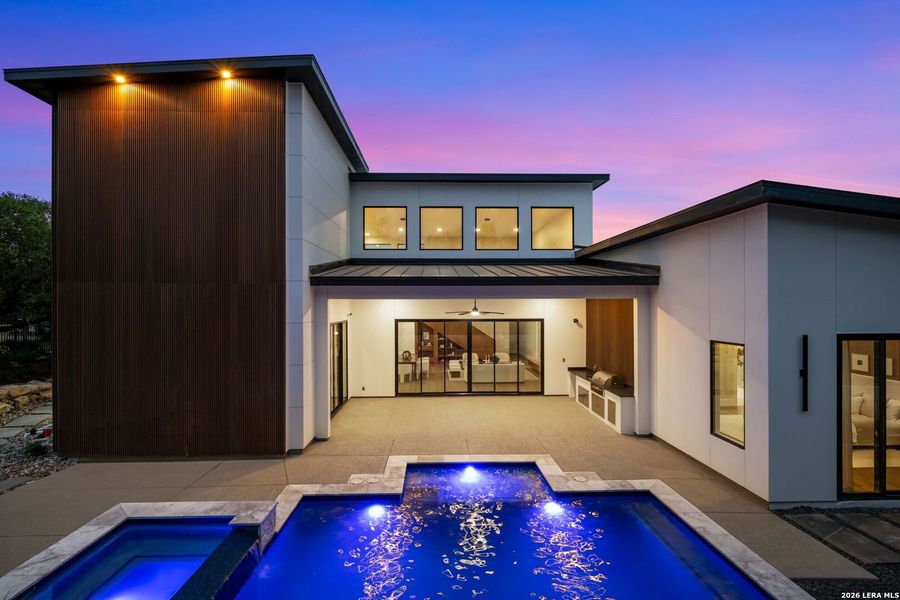 Exterior details and patio area of a home in , San Antonio (Image 28).