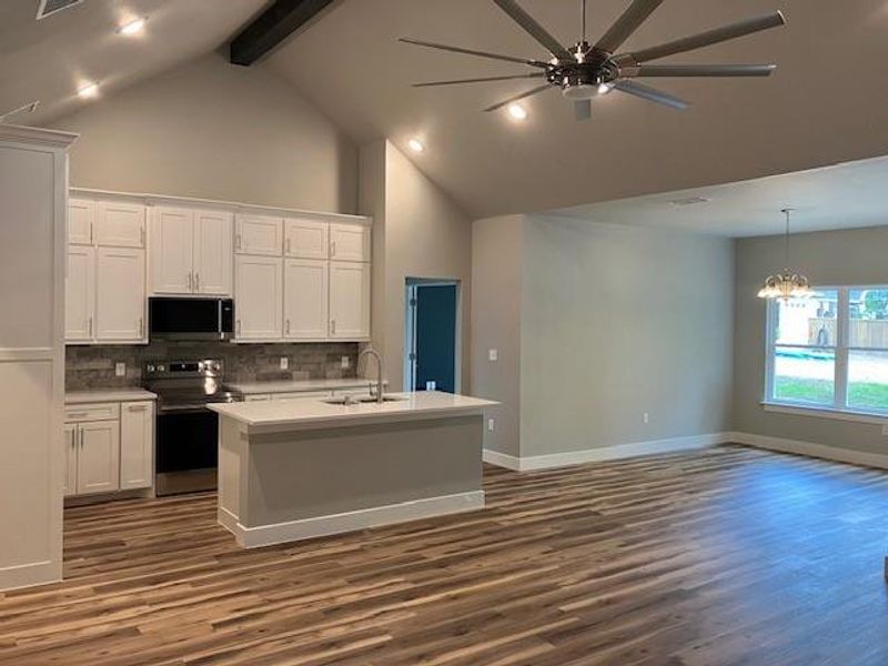 Furnished interior view inside a new home in , Sulphur Springs (Image 3). Furnished interior view inside a new home in , Sulphur Springs (Image 3).