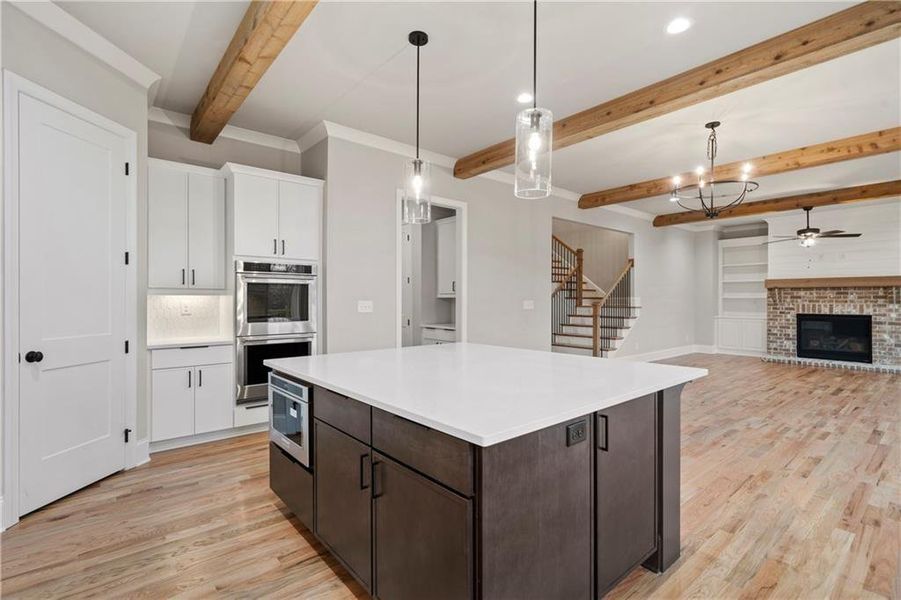 Furnished interior view inside a new home in , Marietta (Image 18).