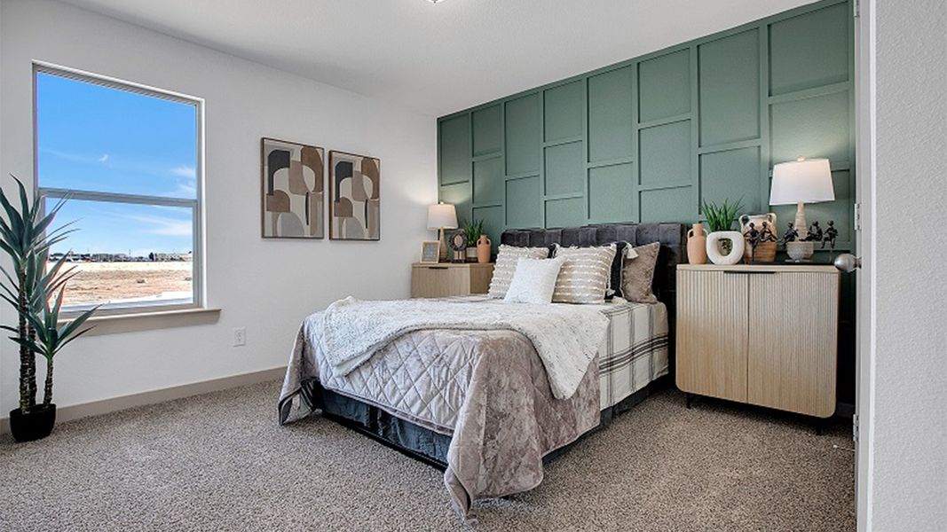 Representative furnished interior of a home built from the The Texas Cali by D.R. Horton in Abbey Glen, Lubbock (Image 15).