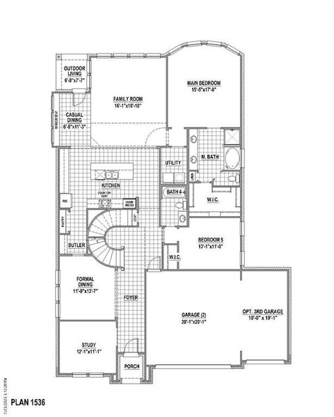 1st Level Floor Plan 1st Level Floor Plan