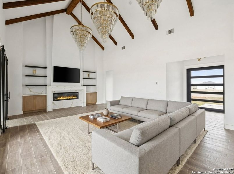 Furnished interior view inside a new home in , Floresville (Image 9). Furnished interior view inside a new home in , Floresville (Image 9).