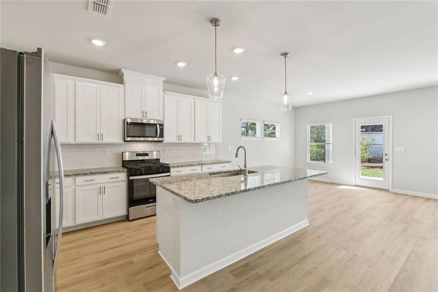 Furnished interior view inside a new home in Martin Springs - Estate Series, Lawrenceville (Image 15). Furnished interior view inside a new home in Martin Springs - Estate Series, Lawrenceville (Image 15).