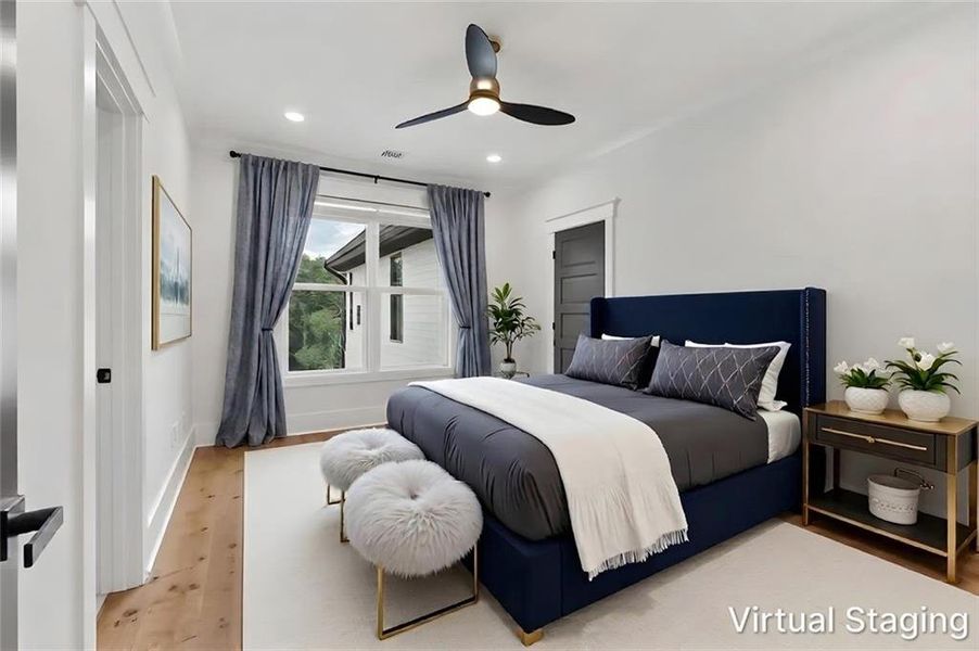 Furnished interior view inside a new home in , Braselton (Image 21).