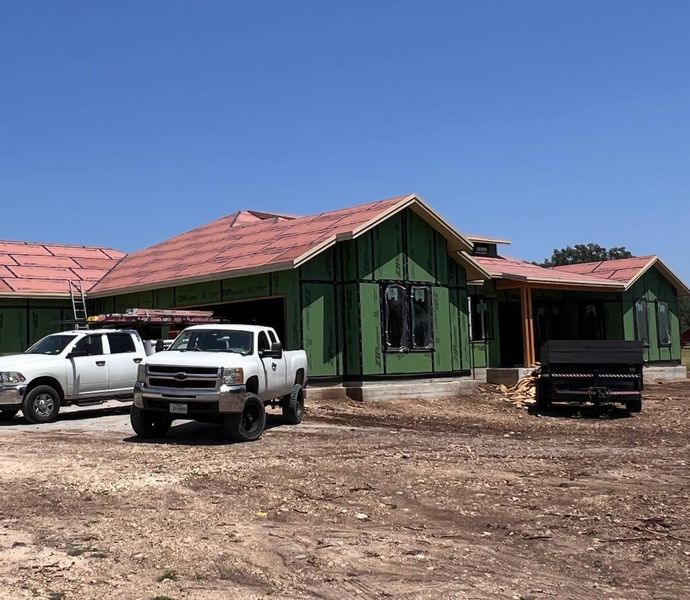 View of property under construction
