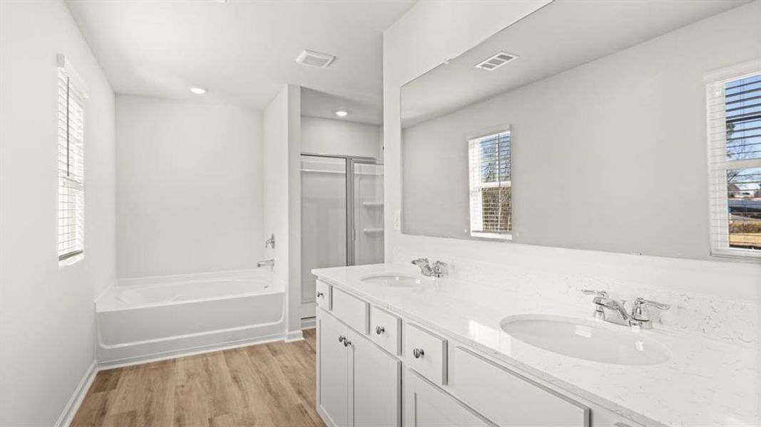 Furnished interior view inside a new home in Braselton Village, Braselton (Image 7).