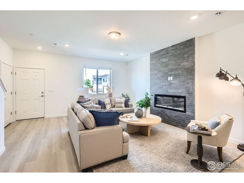 Furnished interior view inside a new home in , Longmont (Image 7).