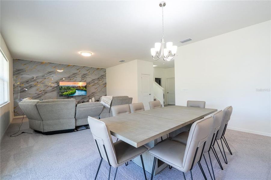 Furnished interior view inside a new home in , Clermont (Image 10). Furnished interior view inside a new home in , Clermont (Image 10).