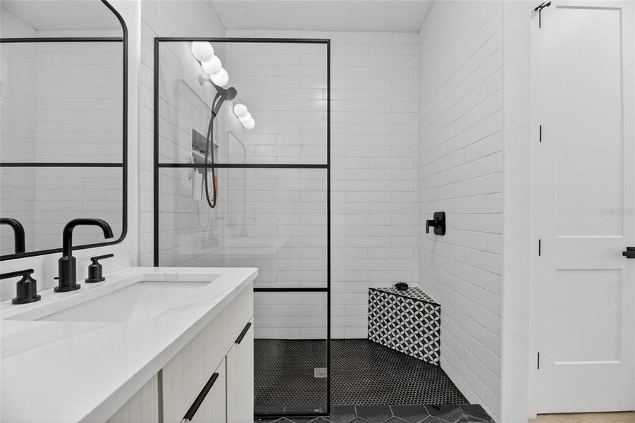 Furnished interior view inside a new home in , Tampa (Image 32).