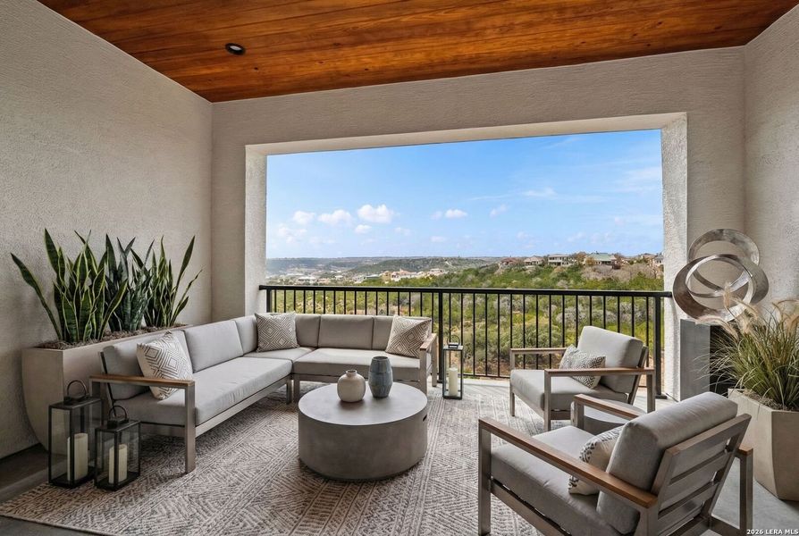 Exterior details and patio area of a home in , Boerne (Image 4).