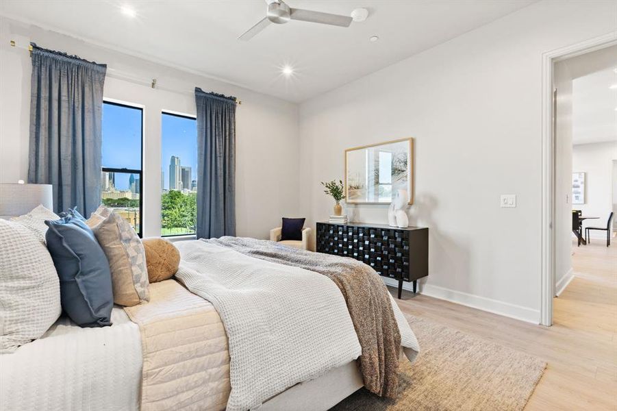 Furnished interior view inside a new home in , Dallas (Image 25).