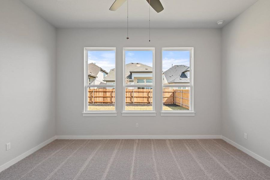 Spacious, unfurnished interior of a new home in Arbor Collection at Heritage, Dripping Springs (Image 37). Spacious, unfurnished interior of a new home in Arbor Collection at Heritage, Dripping Springs (Image 37).