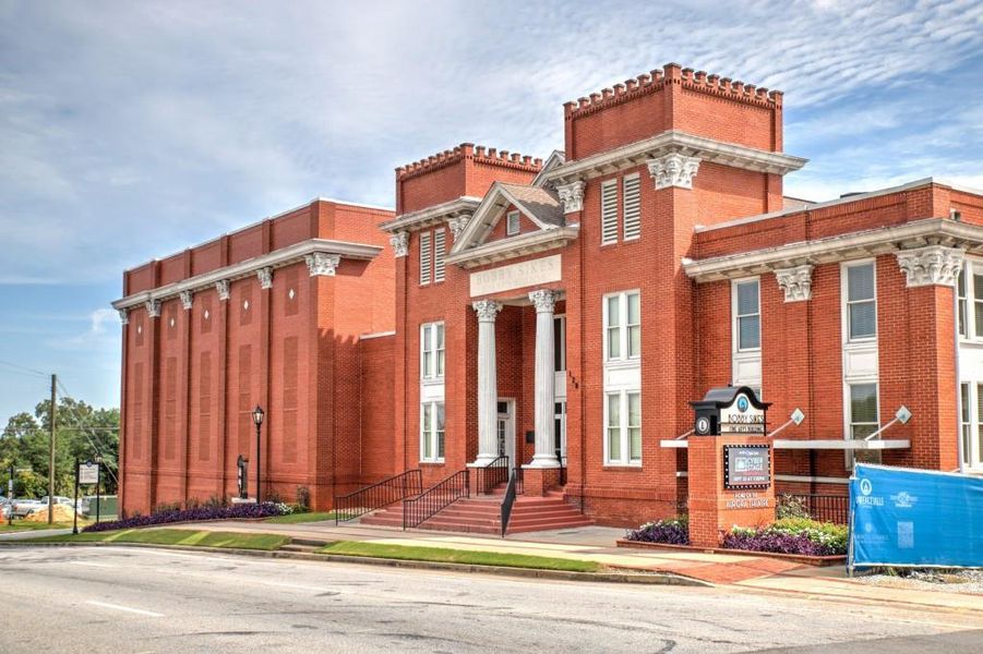 Front exterior of a new home in , Lawrenceville, GA, highlighting curb appeal (Image 35).