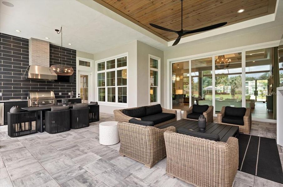Exterior details and patio area of a home in , Lakewood Ranch (Image 35). Exterior details and patio area of a home in , Lakewood Ranch (Image 35).