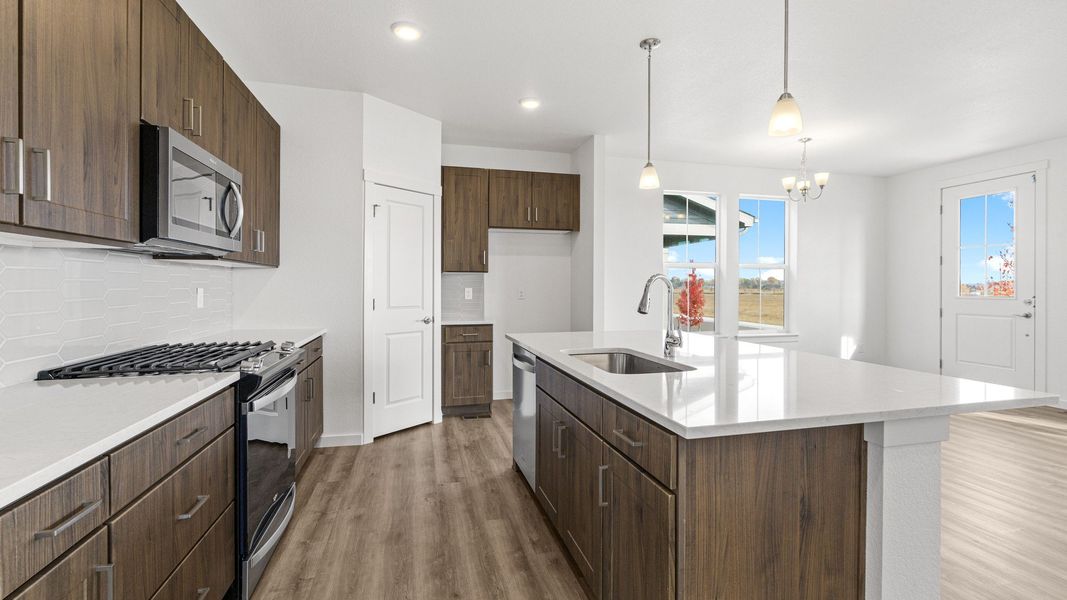 Furnished interior view inside a new home in Timnath Lakes, Timnath (Image 5).